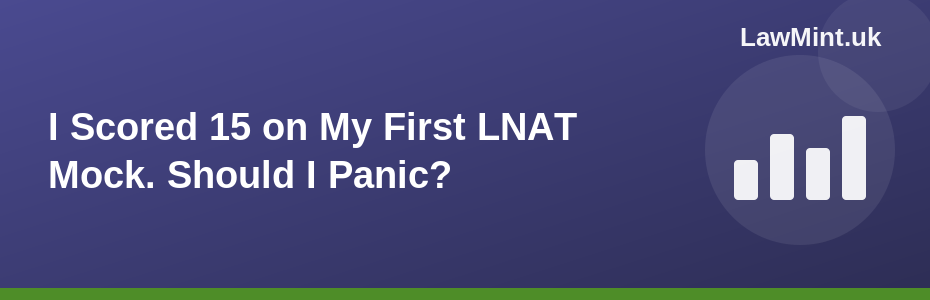 I Scored 15 on My First LNAT Mock. Should I Panic?